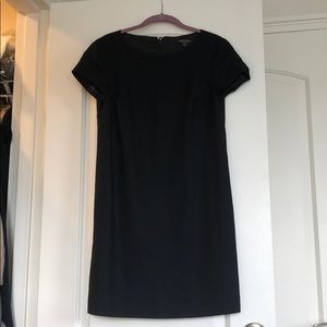 Brooks Brothers Wool A-Line Dress w Cap Sleeves